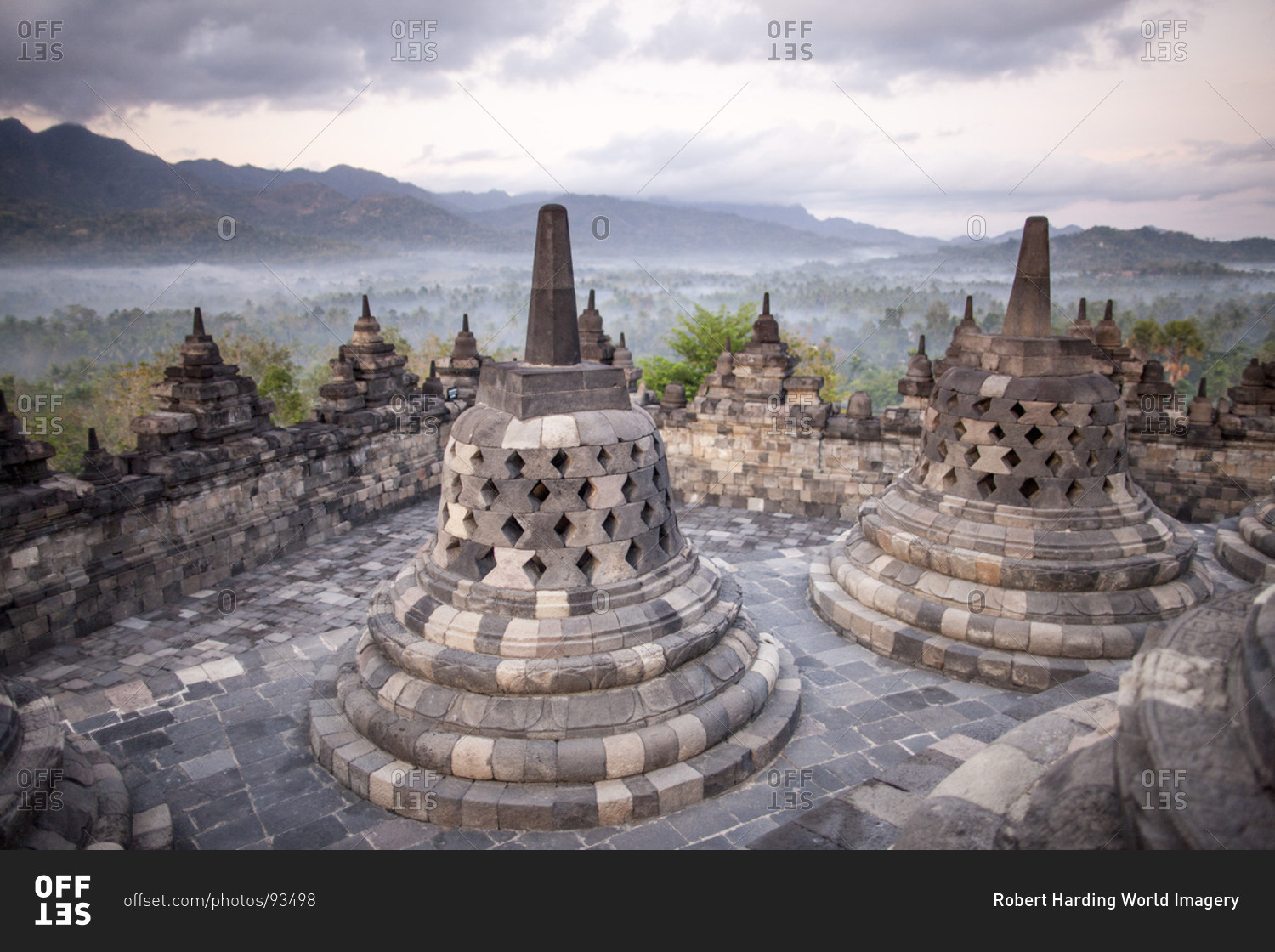 Borobudur, UNESCO World Heritage Site, Java, Indonesia, Southeast Asia ...