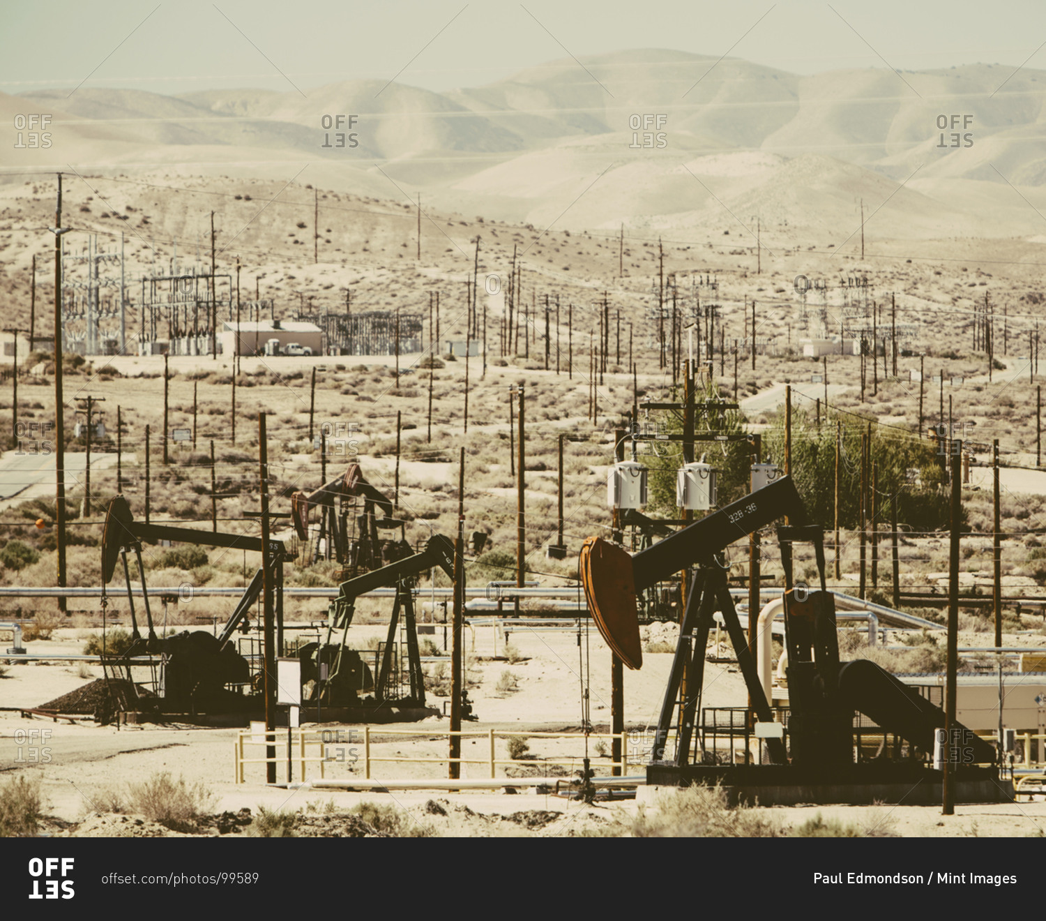 At the Midway-Sunset oil fields outside Bakersfield, crude oil is extracted from Monterey Shale