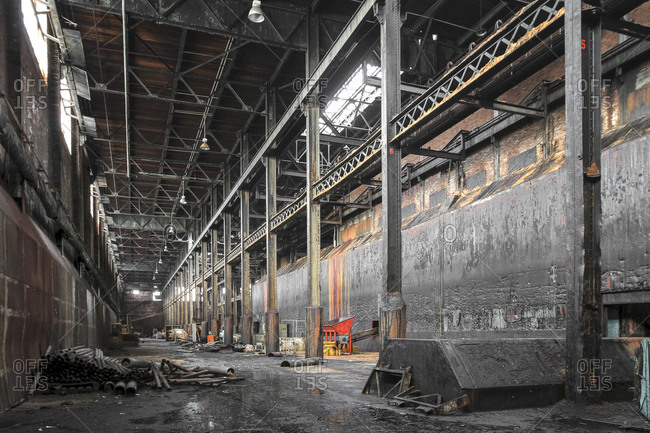 Interior derelict factory - Offset Collection