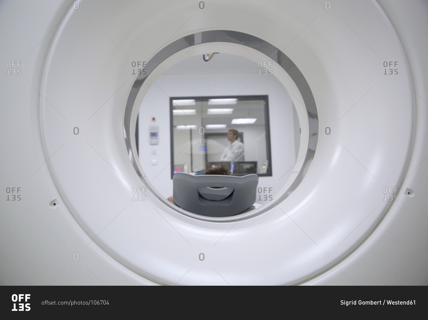 Radiologist at work in hospital