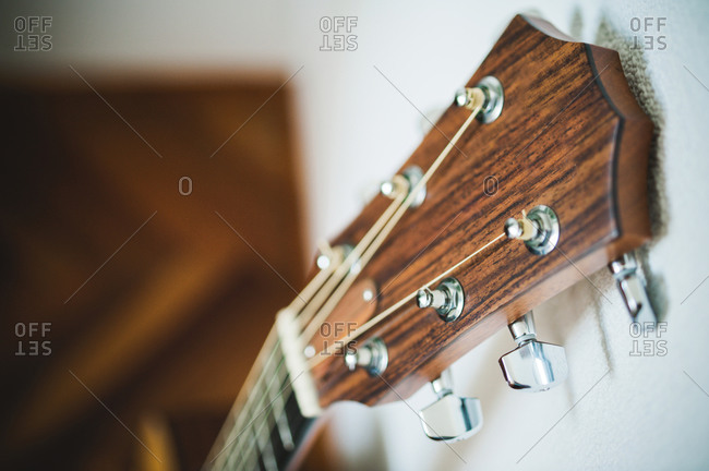 Head of classical guitar