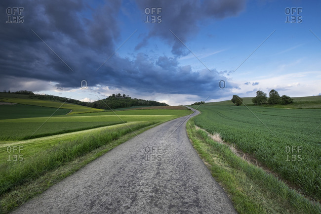 Country road to Maegdeberg - Offset