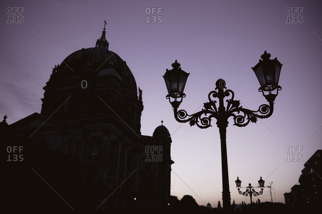 Berlin Cathedral in the evening, Germany