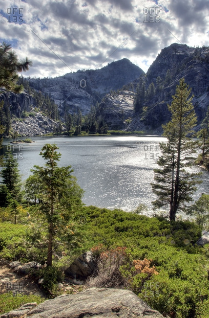 Afternoon at Eagle Lake in Desolation Wilderness near Lake Tahoe, California