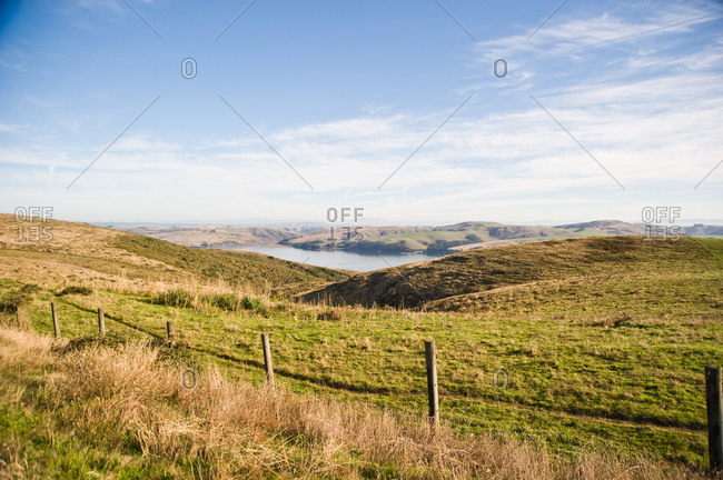 Landscape of Pierce Point in Point Reyes, USA