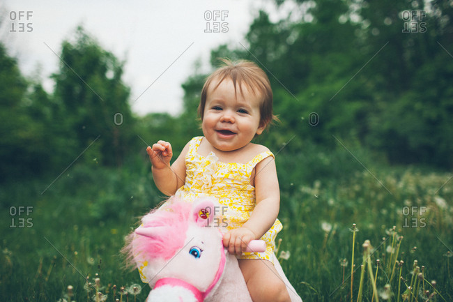 baby ride on unicorn