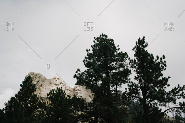 View of Mount Rushmore National Memorial, USA