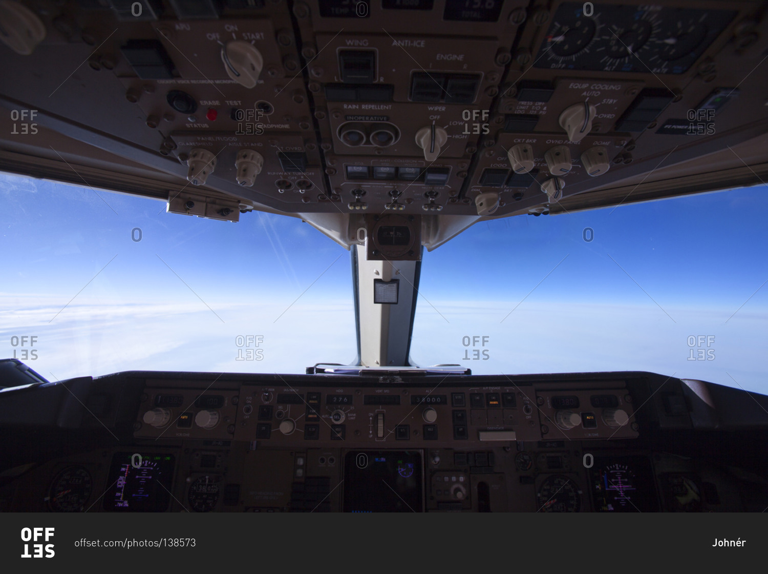 Plane control panel