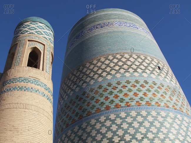 Kalta Minar, Ichan Kala Old City, Khiva, Kizilkum desert, Khwarezm region, Uzbekistan