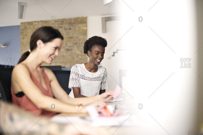 Employees working at their computers