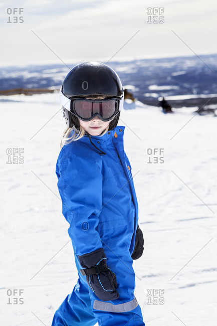Girl wearing skiwear - Offset Collection