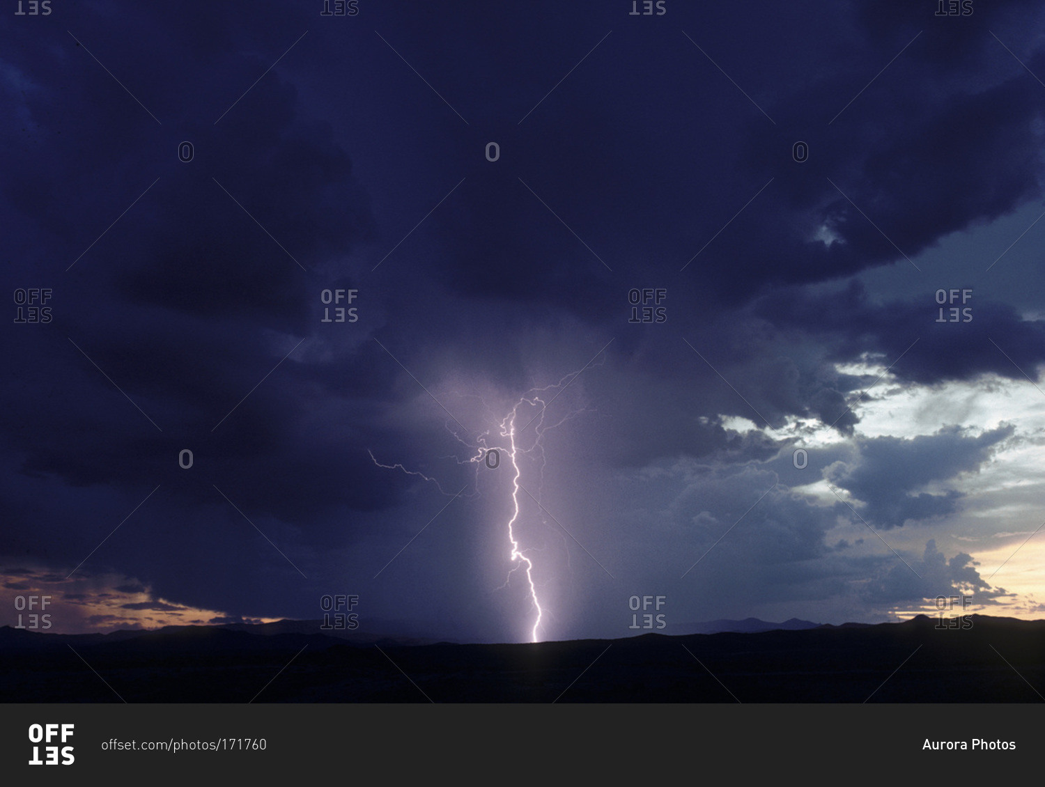 Thunderstorm over Sedona, Arizona