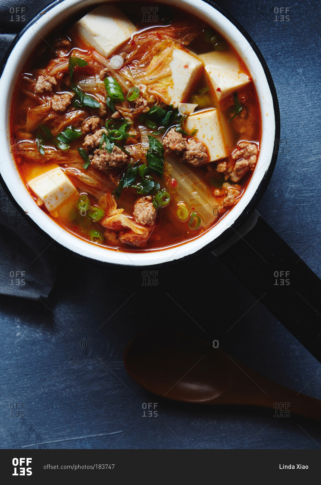 Суп с кимчи по-корейски