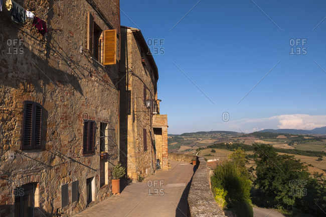 Stone buildings, Siena - Offset Collection