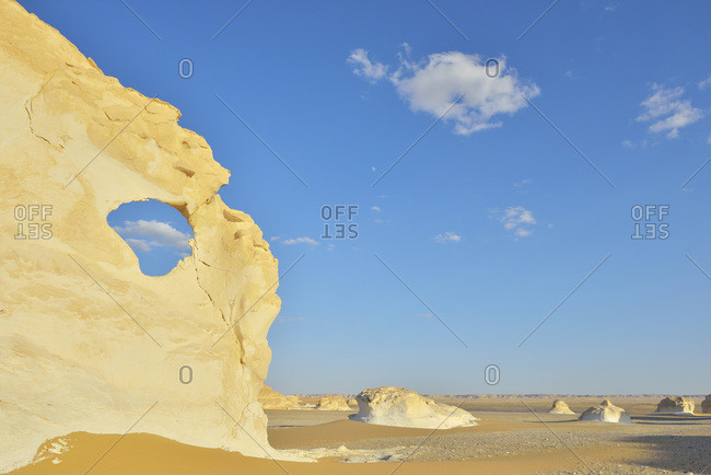 Rock formations in White Desert, Sahara Desert