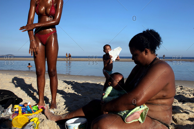 Naked Brazilian Family