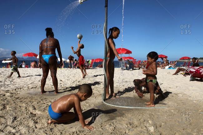 brazil beach people