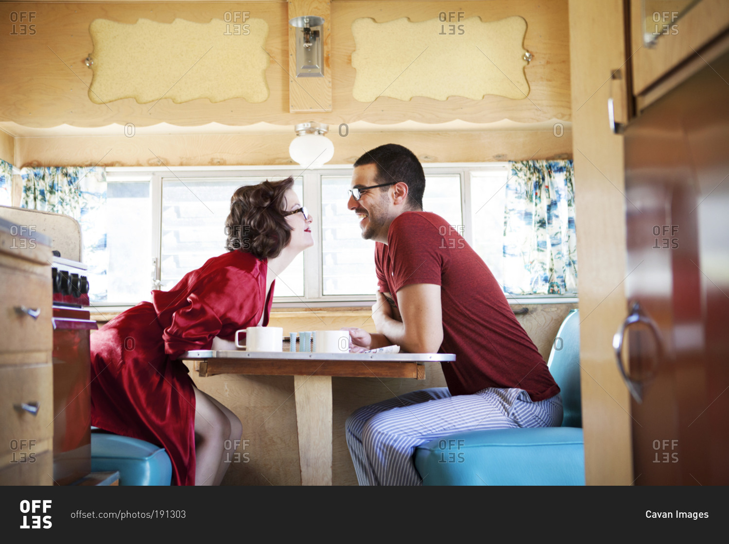 Couple Having Morning Coffee Together Stock Photo OFFSET couple-having-morning-coffee-together-stock-photo-offset