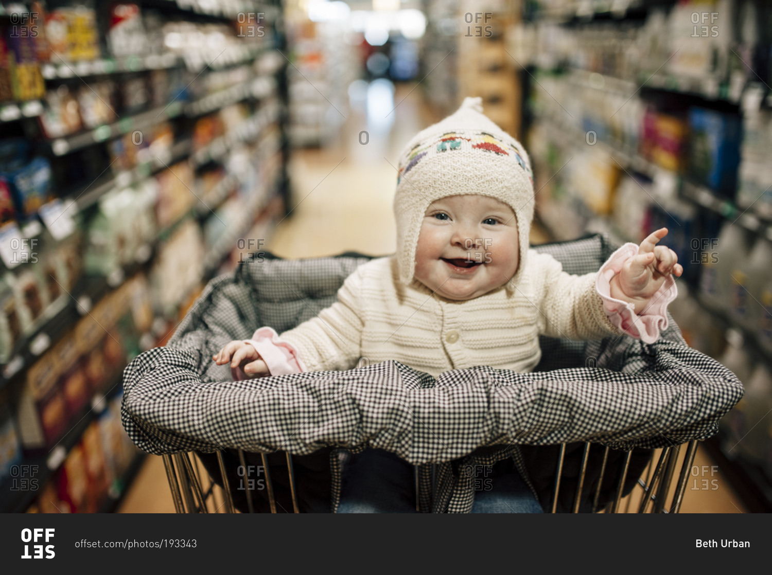 Cute baby sale shopping