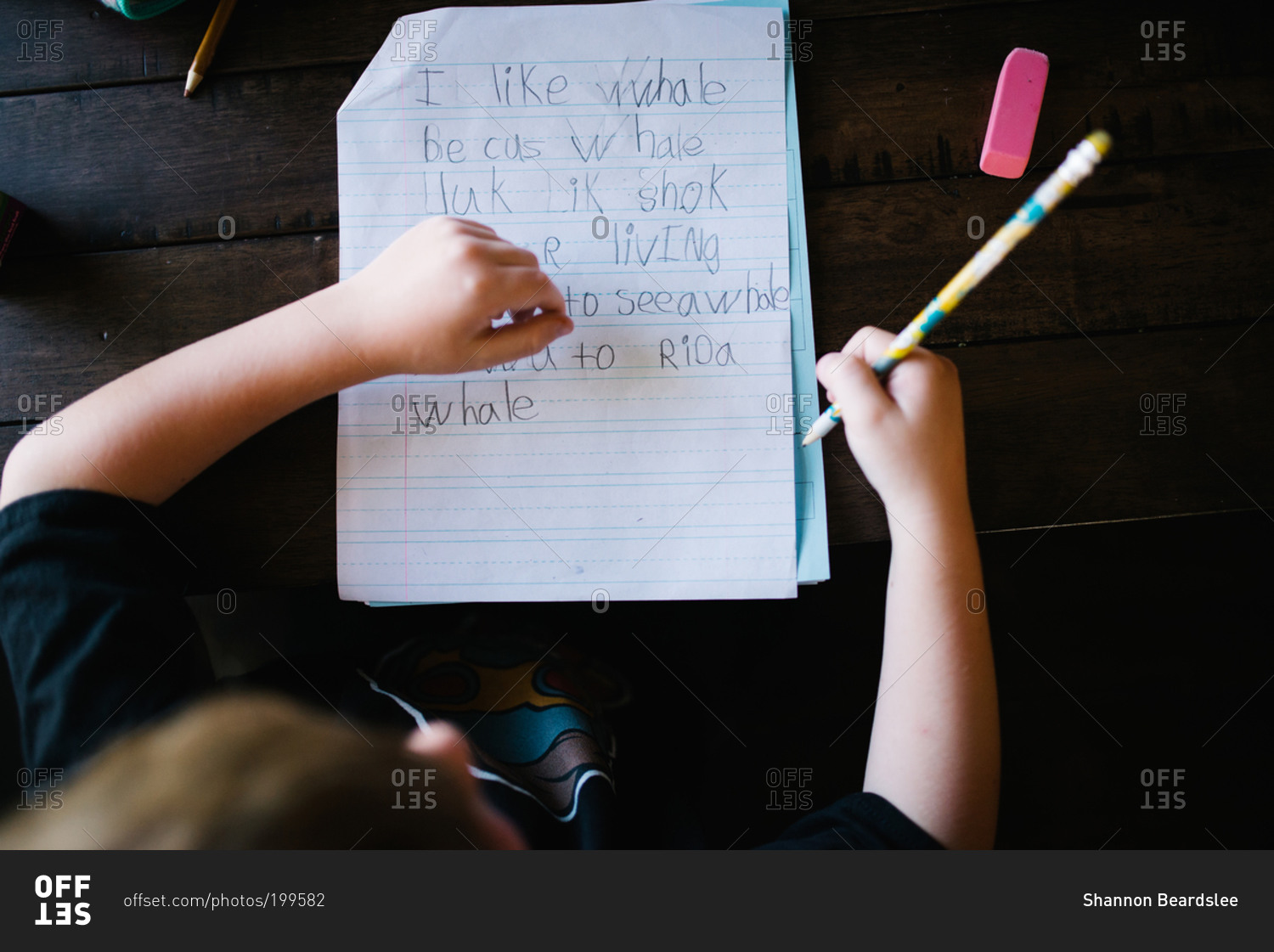 the boy always does his homework before class