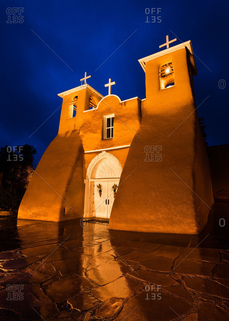 Saint Francis de Asis Church in Ranchos de Taos, New Mexico, USA