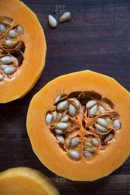 Sliced butternut squash
