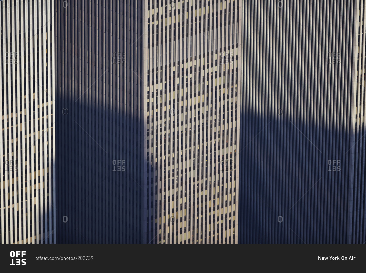 Detail of office buildings in New York City