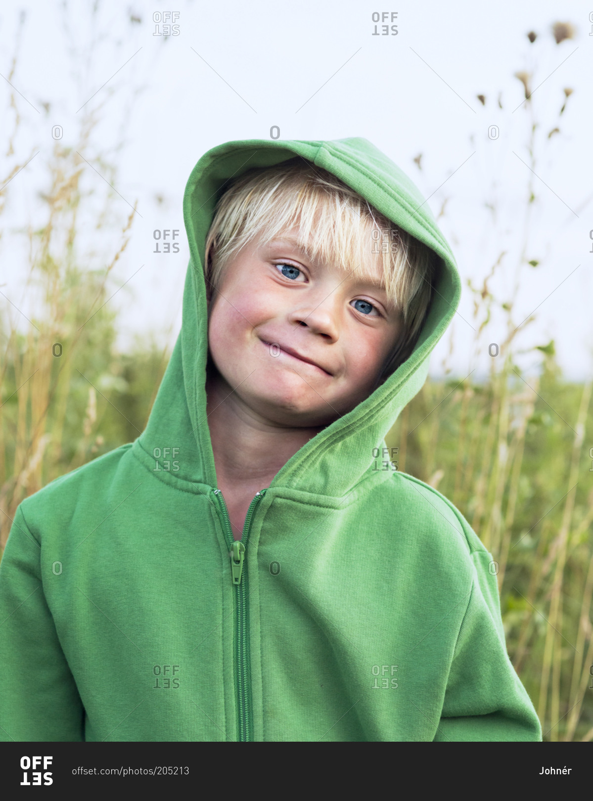 Green hoodie store boy