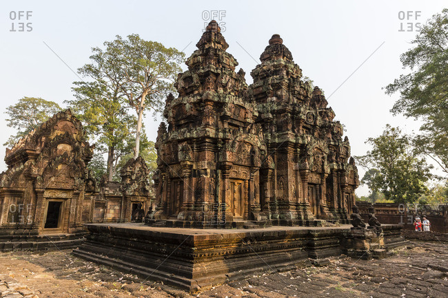 The Banteay Srei Temple in Angkor, Siem Reap, Cambodia