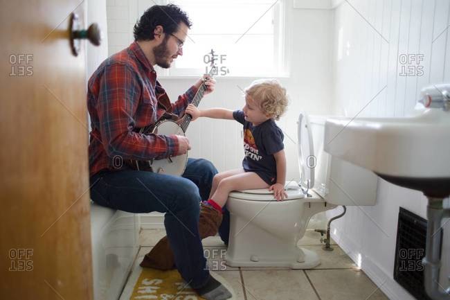 Bathroom Dads