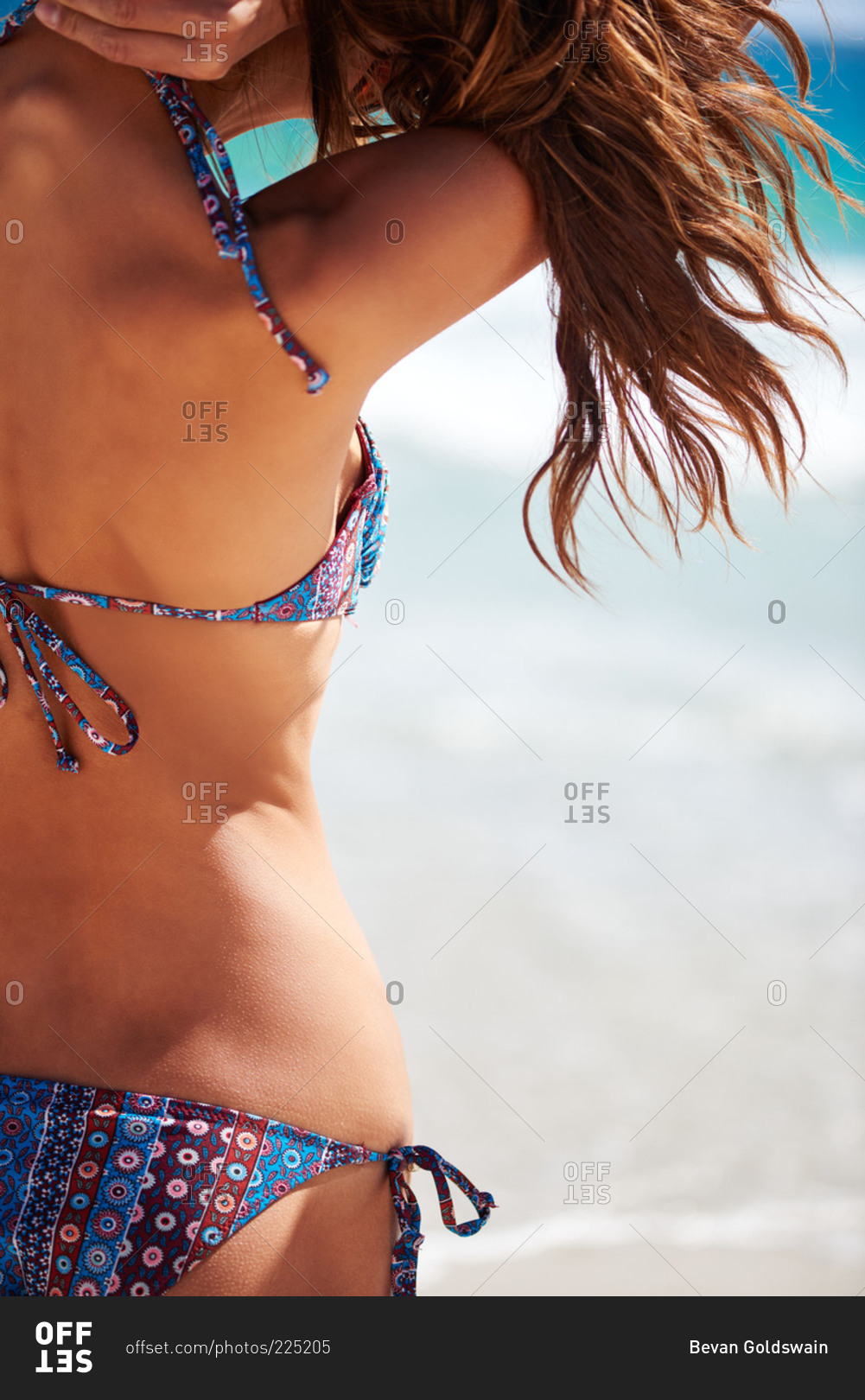 bikini off stock photos - OFFSET