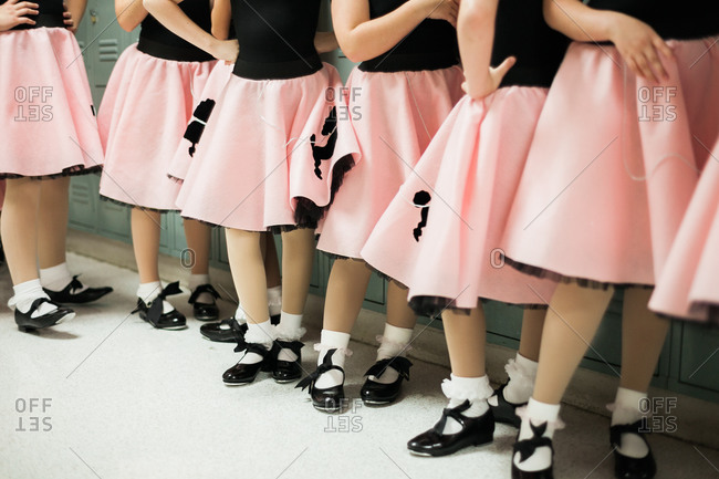 shoes worn with poodle skirts