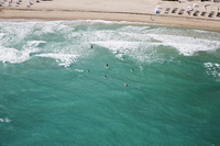 Miami beach from the air