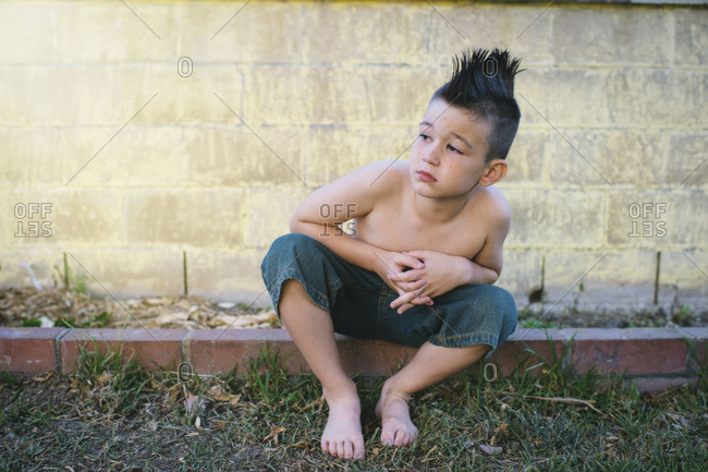 Kids Mohawk Stock Photos Offset