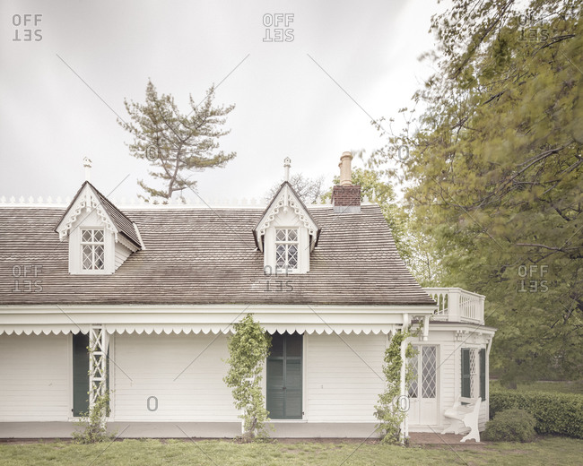 Staten Island, New York - May 11, 2015: Exterior of the historic Alice Austen House