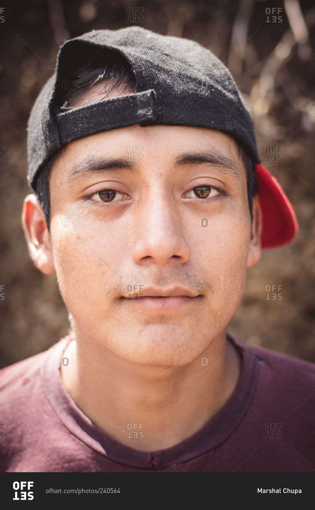 Guatemala - May 4, 2015: A young Guatemalan man stock photo - OFFSET