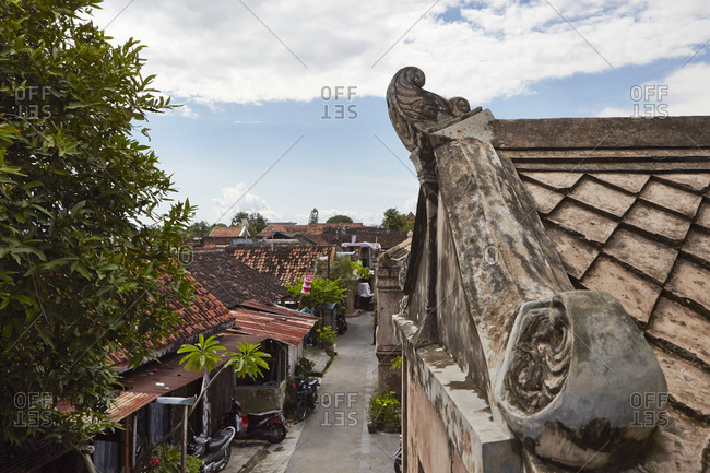 Architectural detail in Yogyakarta, Java, Indonesia