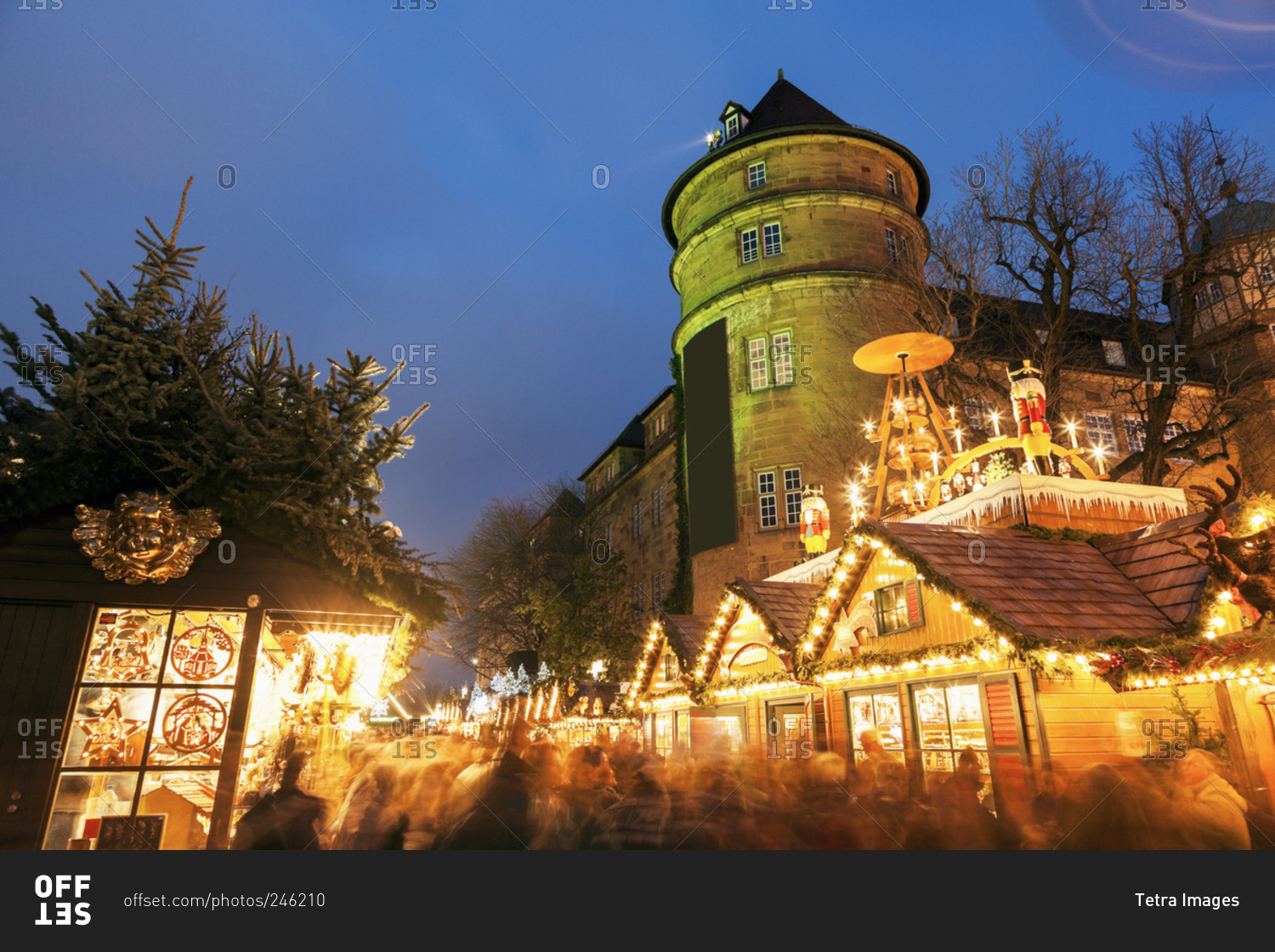 Old castle during Christmas, Baden Wurttemberg