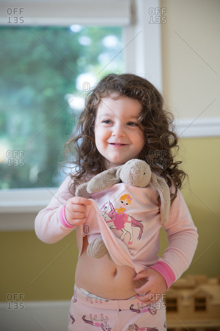 little girl stuffed animals