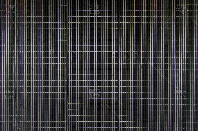 melbourne australia august 12 2015 metal grid facade of rmit royal melbourne institute of technology australia