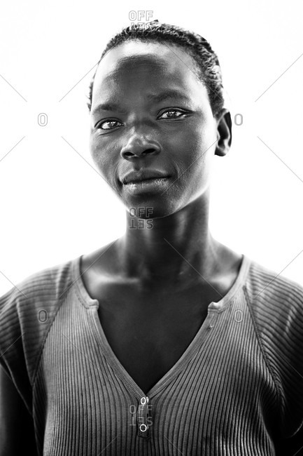 Paicho, Uganda - March 5, 2015: Portrait of a young Ugandan woman