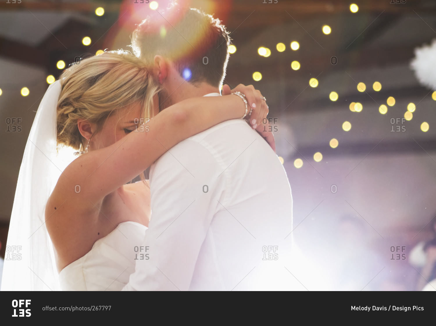 A couple dances on their wedding day, British Columbia, Canada