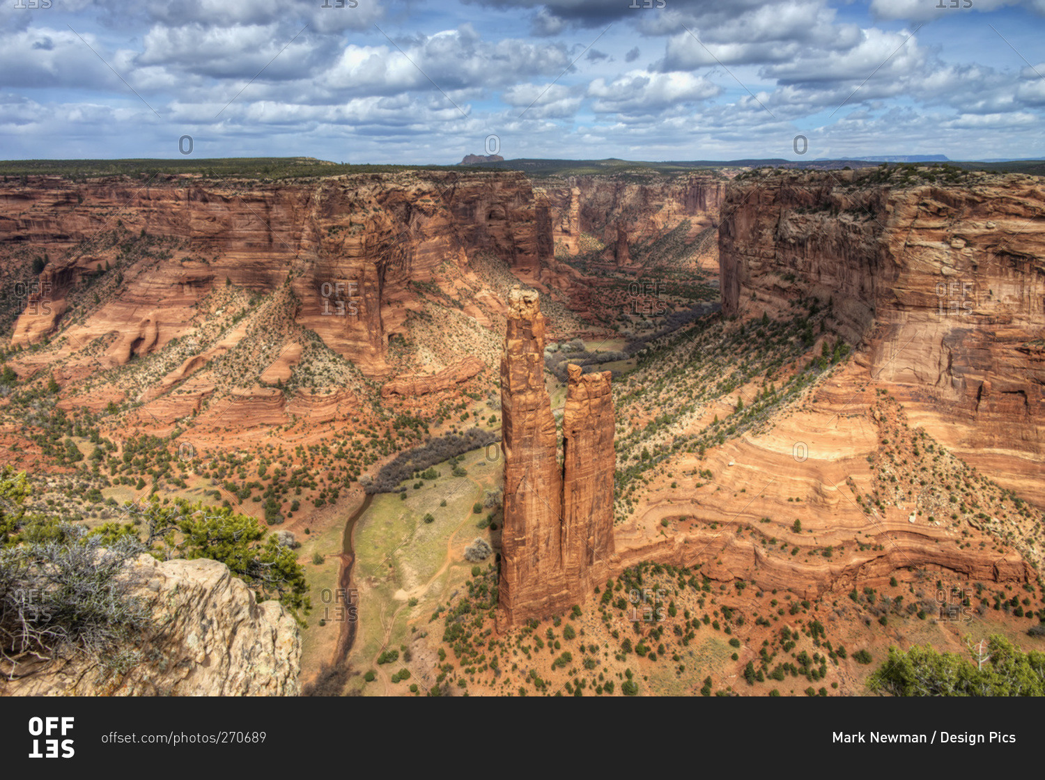 Spider Rock, Canyon de Chelly National Monument, Arizona, United States of America