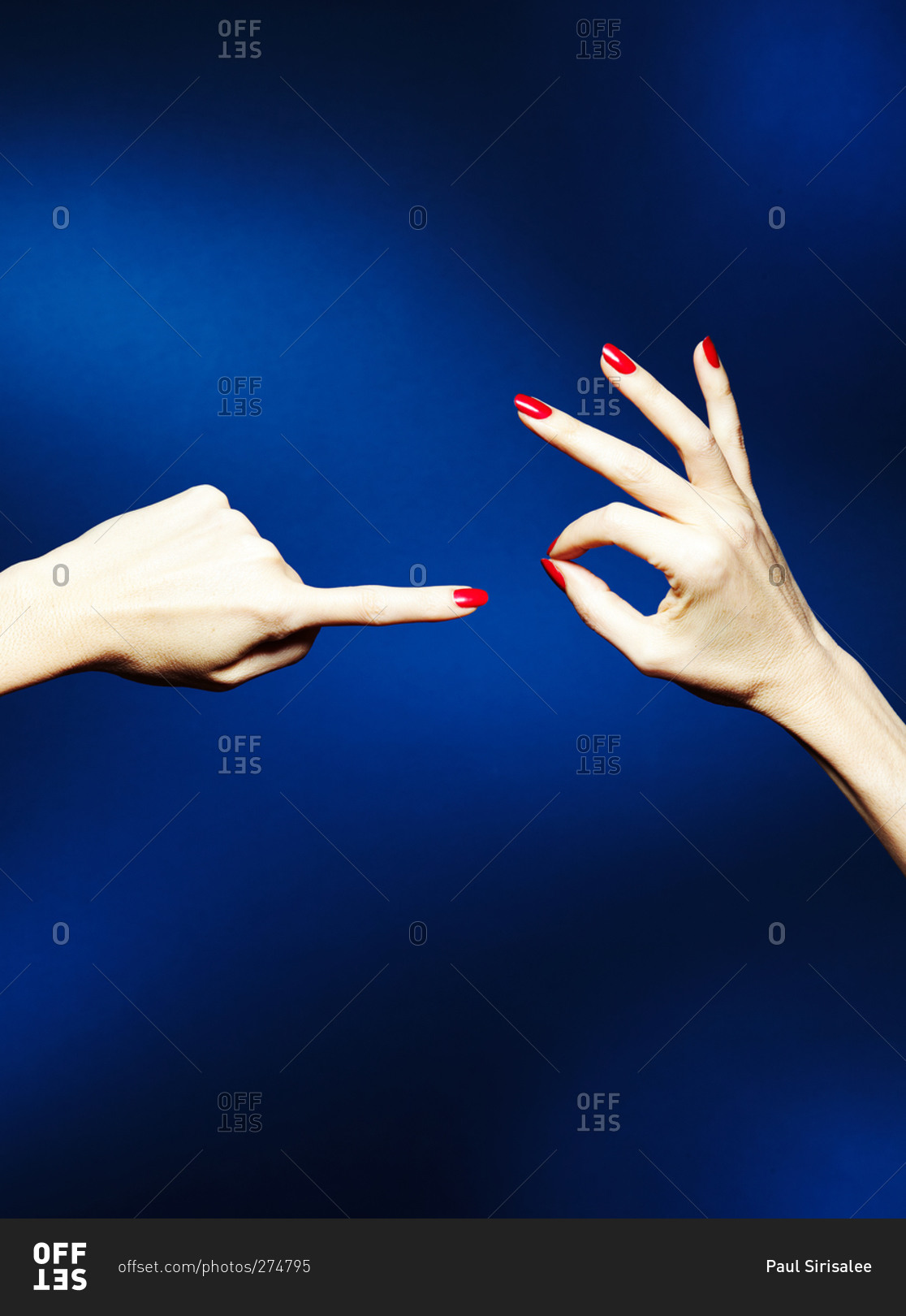 Womans hands making a sexual gesture stock photo photo