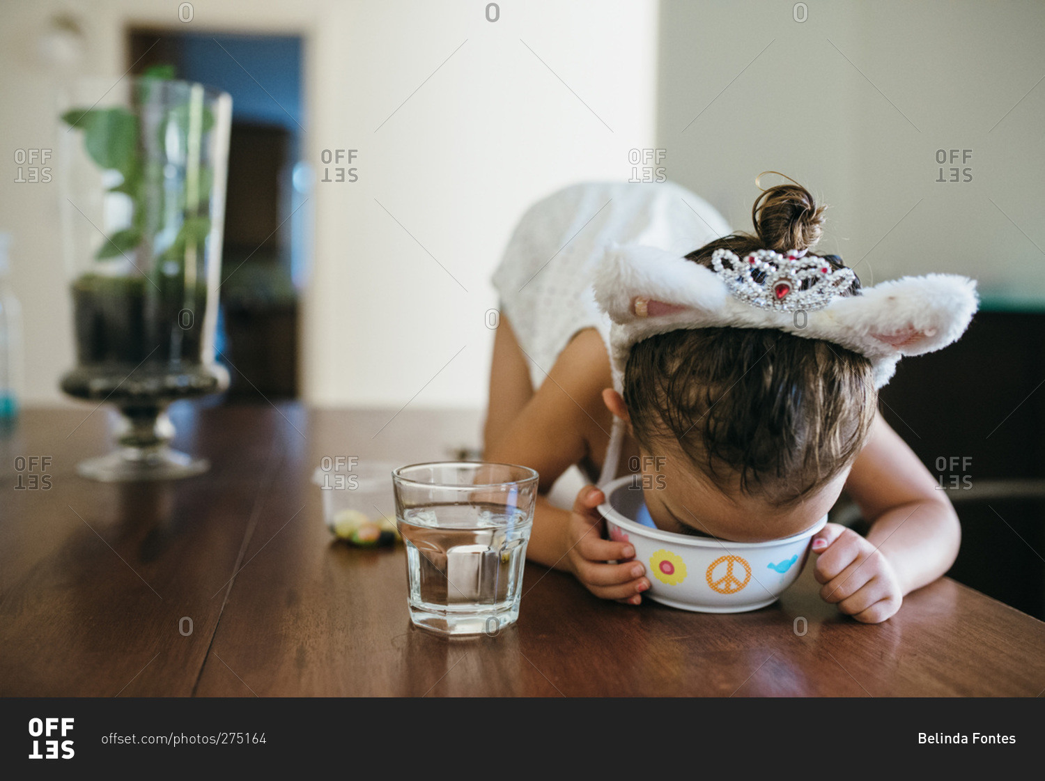 little-girl-pretending-to-be-a-cat-stock-photo-offset