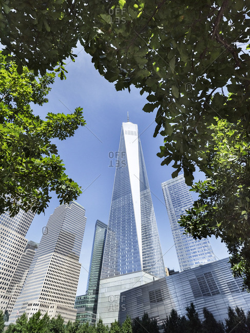 New York, NY, USA - August 31, 2015: One World Trade Center, New York City, USA