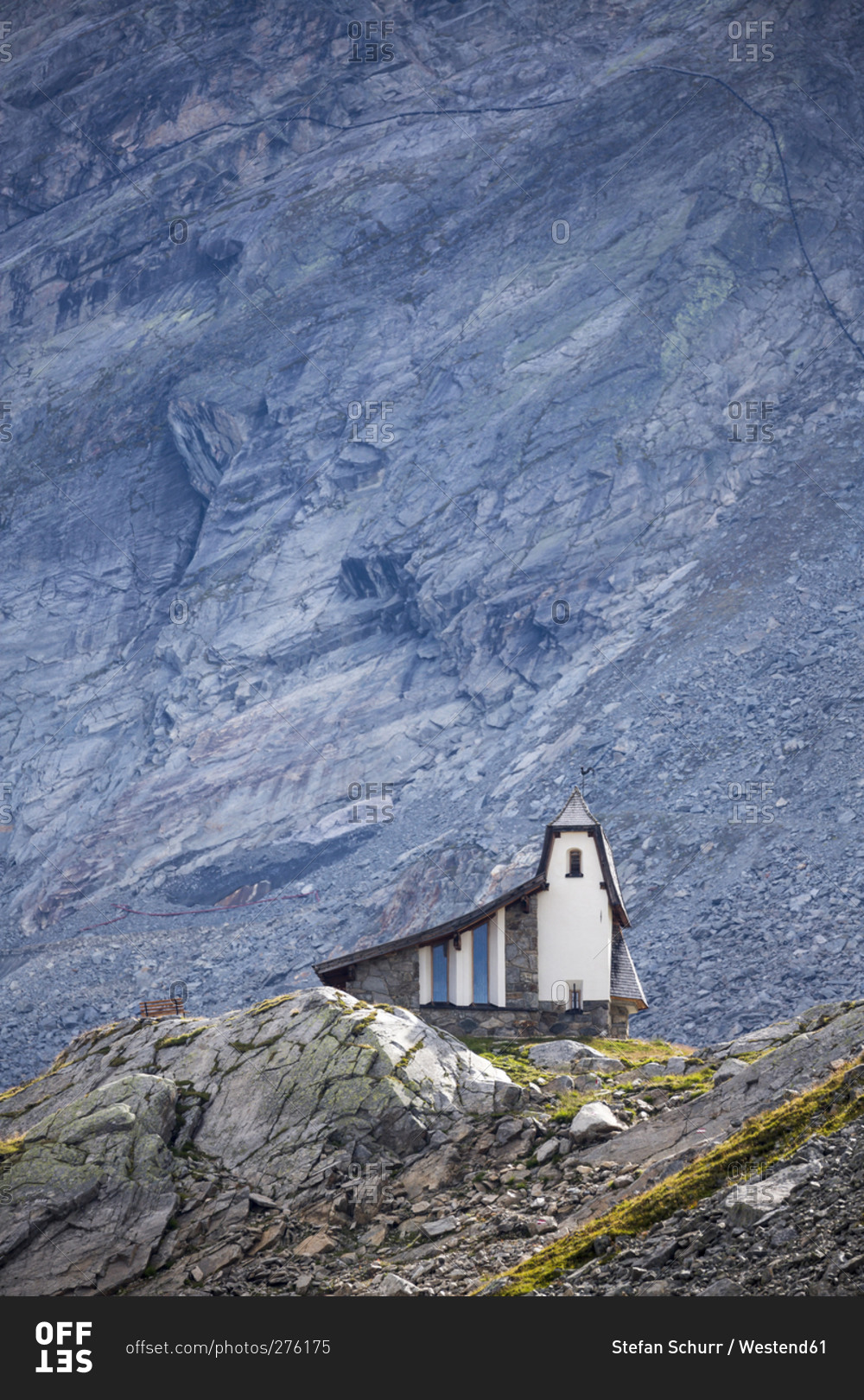 Church at Oeztal Glacier Road, Soelden, Austria