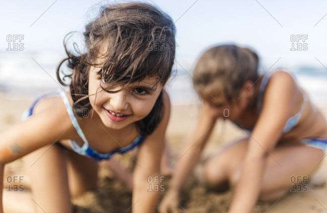 young girls bikini stock photos - OFFSET