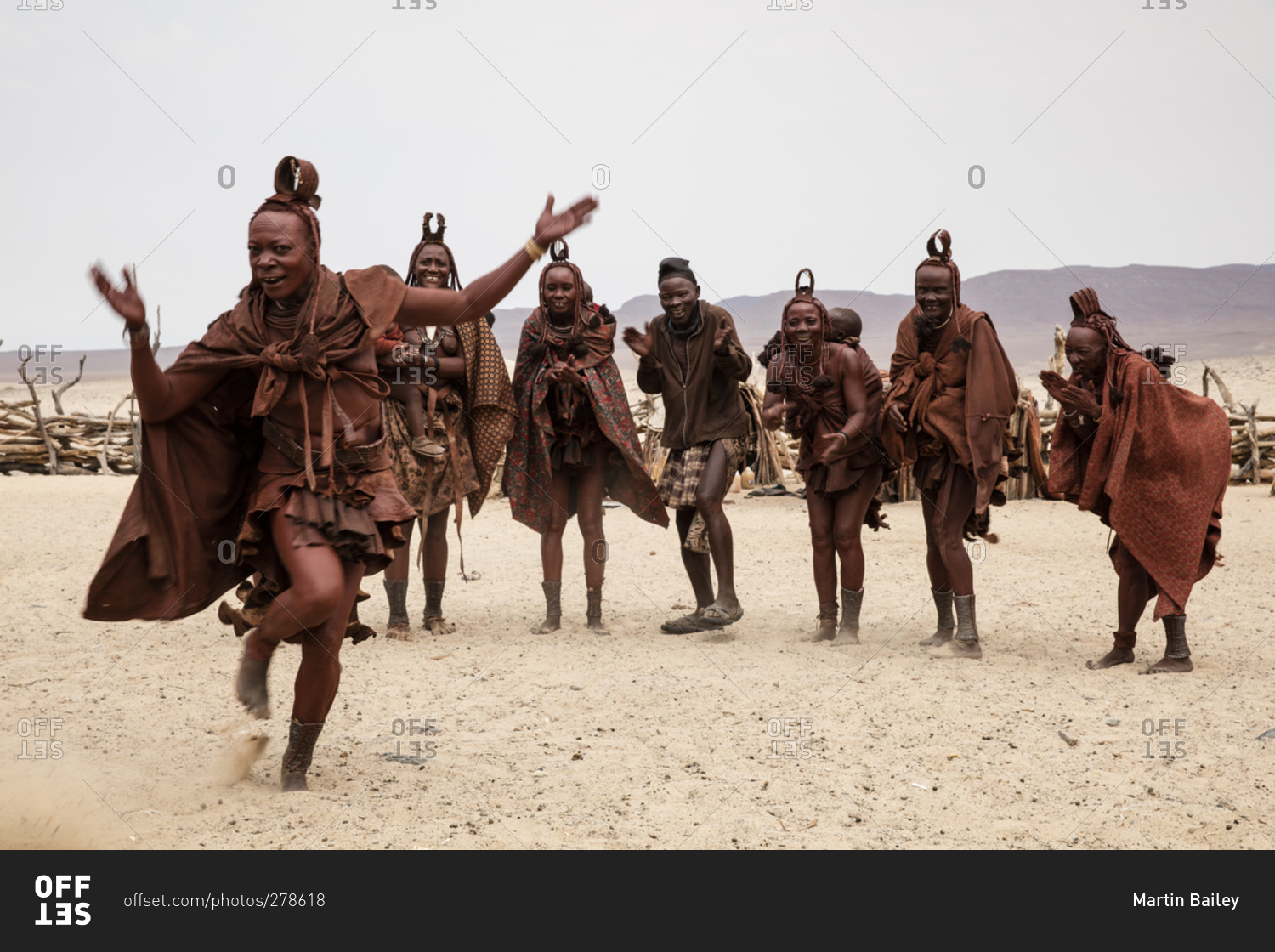 people, women, Namibia, Himba women dancing, , Additional-Rights-Clearance-Info-Not-Available  Stock Photo - Alamy