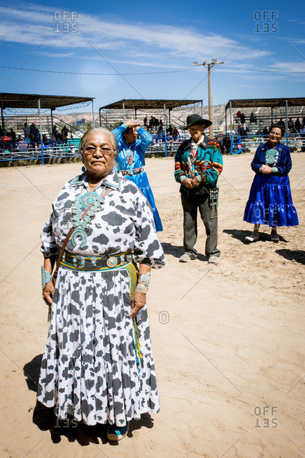 Window Rock, AZ, USA - September 9, 2015: Navajo Elders, Navajo Nation Fair, Navajo Nation, Window Rock, AZ, USA